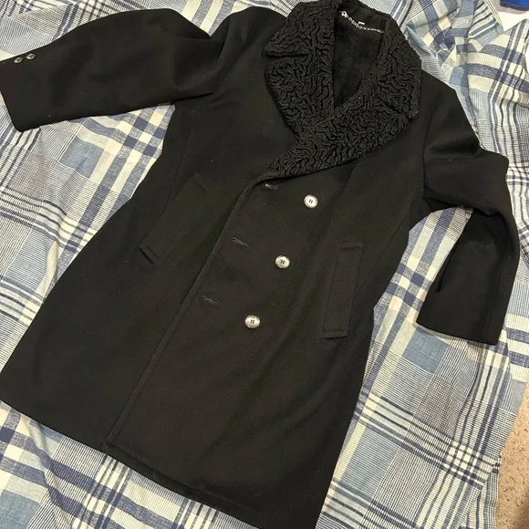 Wool coat- HEAVY Great WesternlROBITSHEK SCHNEIDER •MINNENPOLS Borg Pile - Picture 4 of 13